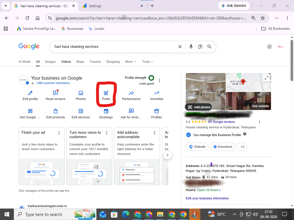 Google Business Profile Optimization